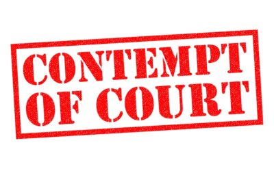 What is Contempt of Court in Family Law?